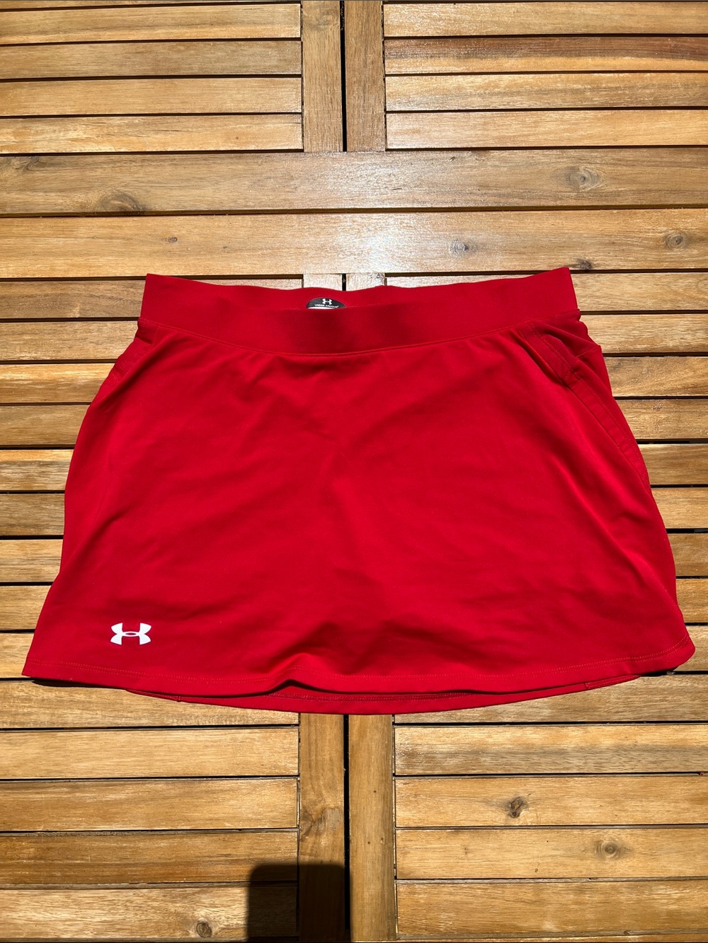 Under Armour Red Athletic Skort